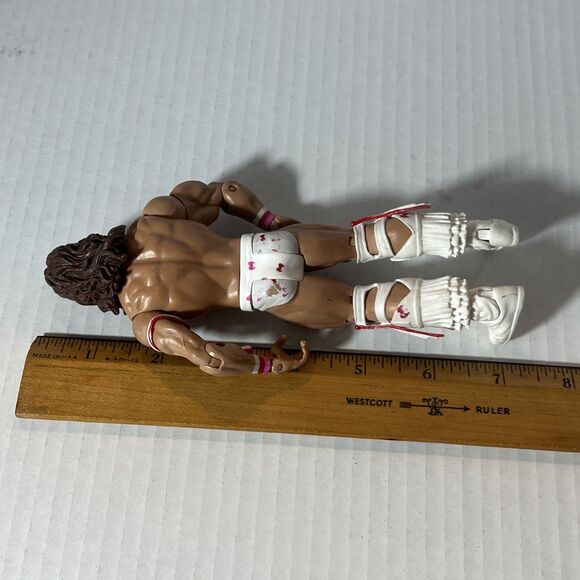 WWE WWF WCW Mattel The Ultimate Warrior Basic Series Wrestling Figure 2012 LF83 - Picture 7 of 8